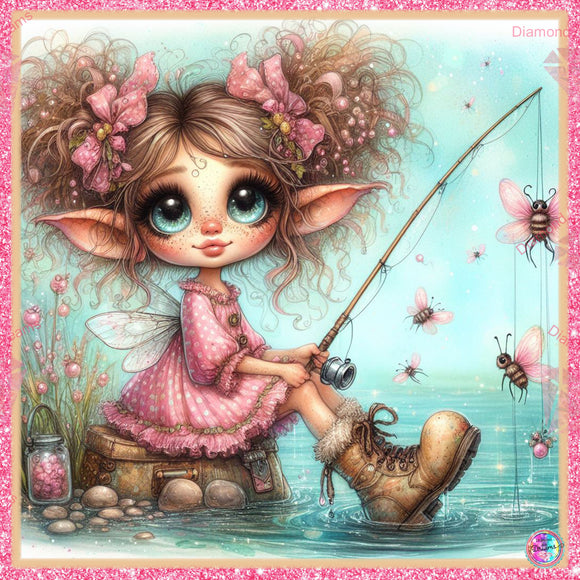 PRE-ORDER~ Sherri Baldy Pink Dragon Fly  Night Fishing DAD 743