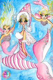 SHIPPED DIRECT~ My Besties "SNOW MERMAID DADMER101 " Diamond Art Painting By Sherri Baldy