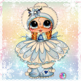 PRE-ORDER~NEW Adorable~ "Sweet Little Snow Flake DAD 445 Besties Diamond Painting