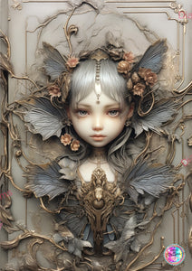 LAST CHANCE!~RETIRING! ~EXCLUSIVE!!!~!  The Moth Fairy  DAD 439 Diamond Art Painting By Artist Eugenia