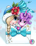 PRE-ORDER~NEW SQUARE DRILLS!!! EXCLUSIVE NEW SHIPPING!~Unicorn Winter Dreams DADSQ 318 Bestie By Sherri Baldy