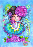 PRE_ORDER~Adorable Diamond Painting ~Winter Lights Dance Bestie By Sherri Baldy DAD WD101