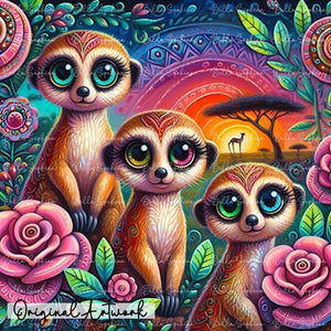 FREE SHIPPING~Shipped Direct~ EXCLUSIVE - "Meerkat Mob"