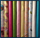 My-Besties Besties Forever Green Dots Background Bestie Girls Fabric By The Yeard 100% Cotton By Sherri Baldy Besties Toss White (23495-B)