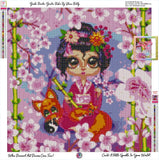 PRE-ORDER~Geisha Bamboo Garden Party Bestie Diamond Art Painting By Sherri Baldy #DAD0022