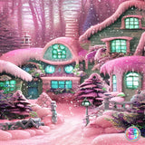 PRE-ORDER~EXCLUSIVE~ NEW!!!  SHIPPING! DROP SHIP~ Winter Dream Land Rose Snow Village #10 DAD#200 Diamond Art Painting By Tamara
