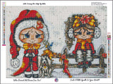 PRE-ORDER~EXCLUSIVE~Winter Dreaming DAD#122 Diamond Art Painting By Sherri Baldy