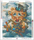 LAST CHANCE!~RETIRING! ~EXCLUSIVE!!!~EXCLUSIVE~ DAD#115 SteamPunk Sub My Besties Diamond Art Painting By Sherri Baldy