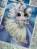 NEW~CARD KIT~DIY~ Made In The USA ~FREE STYLE Creative- WIP UPS Specialty Canvas Kit ~ "Winter Dance" By Sherri Baldy" DIY Partial Diamonds PRINT KIT