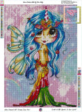 NEW~Unicorn Rainbows Bestie Diamond Art Painting By Sherri Baldy DAD#12