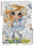 PRE-ORDER~NEW SHIPPING~ Garden Gate Fairy Bestie DAD# 64 By Sherri Baldy  Diamond Art Painting By Sherri Baldy