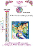 Hand Signed By The Artist~ LIMITED ~EXCLUSIVE!!! Blue Mermaid Queen Diamond Art Painting By Sherri Baldy DAD#63