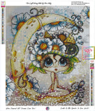 PRE-ORDER~EXCLUSIVE~ NEW!!! SHIPPING! DROP SHIP~Beautiful!...Moon Light Whimsy Bestie Diamond Art Painting By Sherri Baldy DAD#06