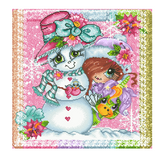 PRE-ORDER~EXCLUSIVE~ NEW!!! SHIPPING! DROP SHIP~The Snowman and the Sweet Unicorn Diamond Art Painting By Sherri Baldy DAD#068