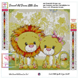 NEW...Diamond Art Dreams Little Lions Diamond Art Painting #DAD014