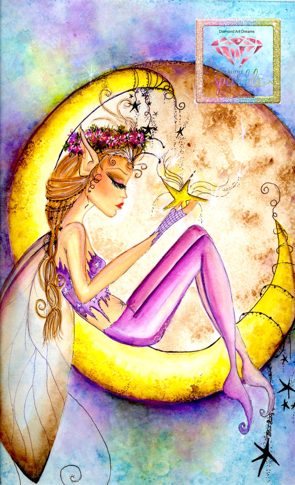LAST CHANCE!~RETIRING! ~EXCLUSIVE!!!~EXCLUSIVE NEW SHIPPING!~DAD#158 Wish Upon A Star Fairy Diamond Art Painting By Sherri Baldy