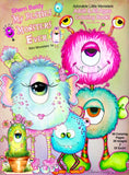 My Besties Sherri Baldy ~ Adorable Lil Monsters Coloring Book  Digital Download!