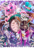 NEW SHIPPING~EXCLUSIVE~ Alice N Wonderland The Cat N The Rabbit! DAD#133 Diamond Art Painting