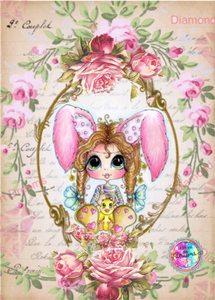 LAST CHANCE!~RETIRING! ~EXCLUSIVE!!!~EXCLUSIVE NEW SHIPPING!~DAD#198 "Bestie Bunny & Ducky!"Diamond Painting!