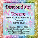Hand Signed By The Artist~ LIMITED ~EXCLUSIVE!!! DAD#121 Sweet Honey Bee Gnome Honey Pot~ Bestie Diamond Art Painting By Sherri Baldy