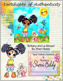 PRE-ORDER~~ Diamond Art Dreams Brittany and La Mouse Besties Diamond Art Painting By Sherri Baldy DAD#61