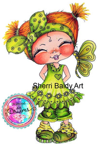 Sweet Butterfly Kisses Bestie LIL DAD #29 Diamond Art Painting By Sherri Baldy