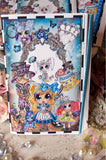 DIY~Made In The USA ~ Diamond Art "Free Style" Junk Journal ~Partial Drills Painting~ "Alice In Wonderland""