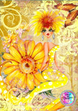 LAST CHANCE!~RETIRING! ~EXCLUSIVE!!!~DAD#222 Bestie "Daisy The Mermaid" Diamond Art Painting By Sherri Baldy