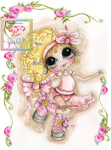 PRE-ORDER~NEW  SHIPPING~Brianna Ballerina DAD#157  Bestie Diamond Art Painting By Sherri Baldy