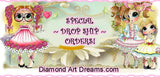 PRE_ORDER~DAD #223 Moon Beams N You Drive Me Batty Besties Diamond Art Painting By Sherri Baldy