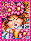 LAST CHANCE!~RETIRING! ~EXCLUSIVE!!!~EXCLUSIVE NEW SHIPPING!~Flowers make me Smile DAD 307  Diamond Art Painting By Sherri Baldy