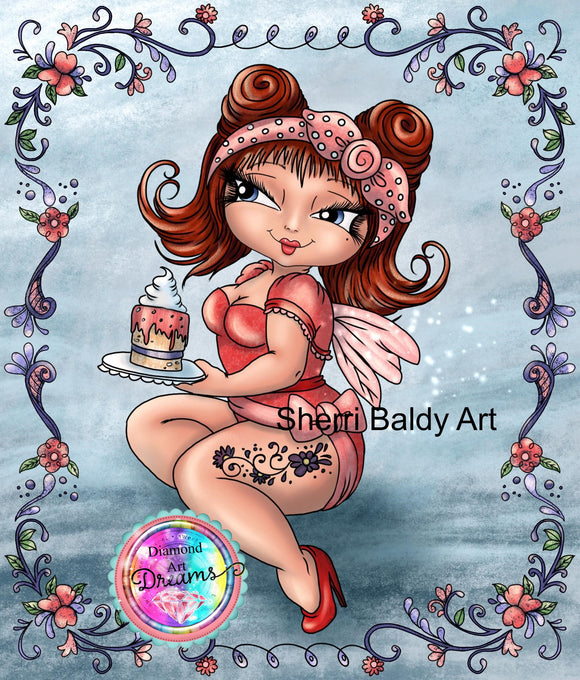 PRE_ORDER~EXCLUSIVE~ NEW!!!  SHIPPING! DROP SHIP~ Bestie Beautiful Fluffy Its a Party DAD# 35 Diamond Art Painting By Sherri Baldy