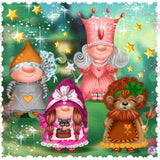 PRE~ ORDER~ Adorable~ "Besties Gnomes Of OZ DAD 302" Diamond Painting By Sherri Baldy