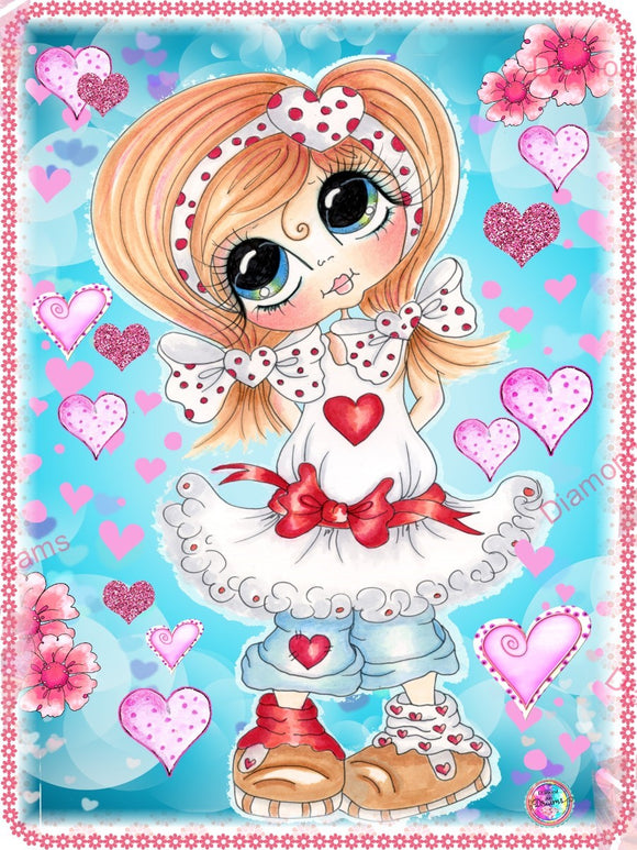 PRE-ORDER~NEW SHIPPING!~EXCLUSIVE~ DAD#173 I'm Your Little Sweetheart Bestie  Diamond Art Painting By Sherri Baldy