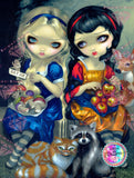 NEW DAD # 240  "Jasmine Becket Griffith Alice And Snow White!" Diamond Painting!