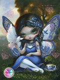 NEW SHIPPING!~DAD#186 Jasmine Becket Griffith Blue Willow Fairy Diamond Art Painting By Sherri Baldy