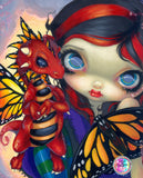 NEW SHIPPING!~DAD#187 Jasmine Becket Griffith Darling Dragonling 3 Diamond Art Painting By Sherri Baldy