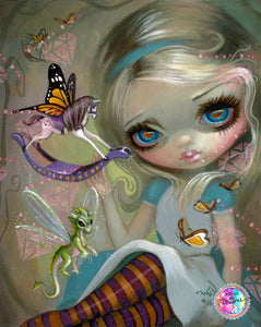 NEW DAD # 238  "Jasmine Becket Griffith Looking Glass Insects!" Diamond Painting!