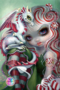 NEW DAD #235 "Jasmine Becket Griffith Peppermint Dragonling!" Diamond Painting