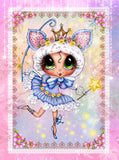 PRE-ORDER ~La Mouse Winter Dance Besite DAD# 88  Diamond Art Painting By Sherri Baldy