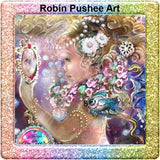 NEW~Butterfly Garden By Robin Pushe'e DAD #247 Diamond Art Painting