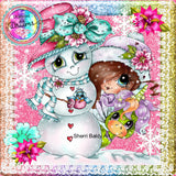 PRE-ORDER~EXCLUSIVE~ NEW!!! SHIPPING! DROP SHIP~The Snowman and the Sweet Unicorn Diamond Art Painting By Sherri Baldy DAD#068