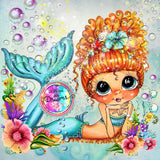 PRE-ORDER~NEW SHIPPING!~DAD#7 Sparkle Mermaid Bestie Under The Sea Diamond Art Painting By Sherri Baldy DAD#7