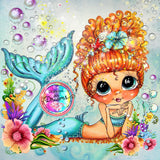 NEW SHIPPING!~DAD#7 Sparkle Mermaid Bestie Under The Sea Diamond Art Painting By Sherri Baldy DAD#7