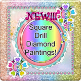 PRE-ORDER~NEW SQUARE DRILLS!!!~SteamPunk Purple Seas Mermaid Bestie DAD#08SQ  Diamond Art Painting By Sherri Baldy