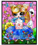 NEW SHIPPING!~Stained Glass In the World Of AliceDAD# 89 Diamond Art Painting By Sherri Baldy