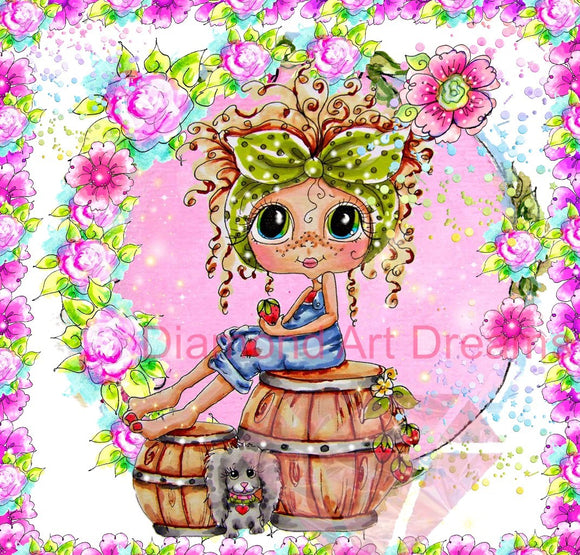 PRE-ORDER~EXCLUSIVE~ Strawberry Jam Bestie DAD# 34 Diamond Art Painting By Sherri Baldy