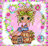 PRE-ORDER~NEW!!! SHIPPING! DROP SHIP "Strawberry Patch Bestie" Diamond Painting By Sherri Baldy