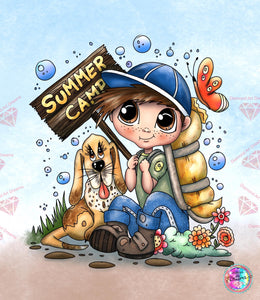 LAST CHANCE!~RETIRING! ~EXCLUSIVE!!!~EXCLUSIVE NEW SHIPPING!~DAD#214 "Bestie Summer Camp!"Diamond Painting!