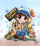 LAST CHANCE!~RETIRING! ~EXCLUSIVE!!!~EXCLUSIVE NEW SHIPPING!~DAD#214 "Bestie Summer Camp!"Diamond Painting!